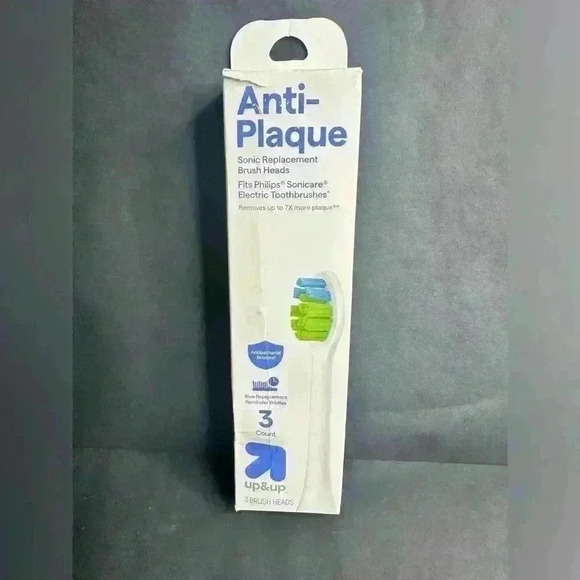 Up&UP, Anti-Plaque Pro Sonic Brush Heads.  3 Heads Bristles - Picture 5 of 5